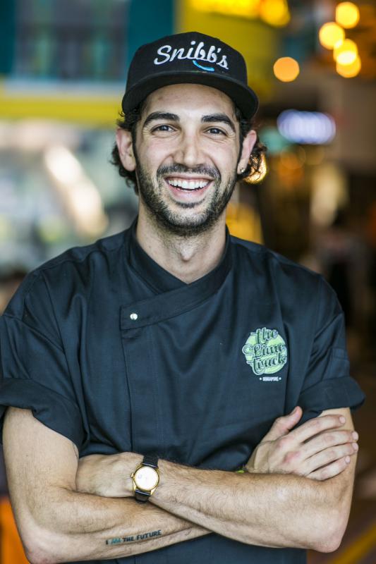 The Lime Truck创办人丹尼尔把快餐车开入新达城。