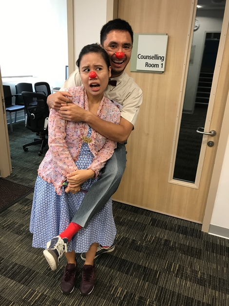 李皋驹和Izzaty合作两年，默契十足。（黄少伟摄）