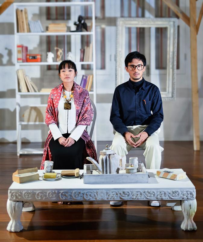 2015年，李皋驹参演获奖舞台剧《三寸人生》。（剧艺工作坊照片）