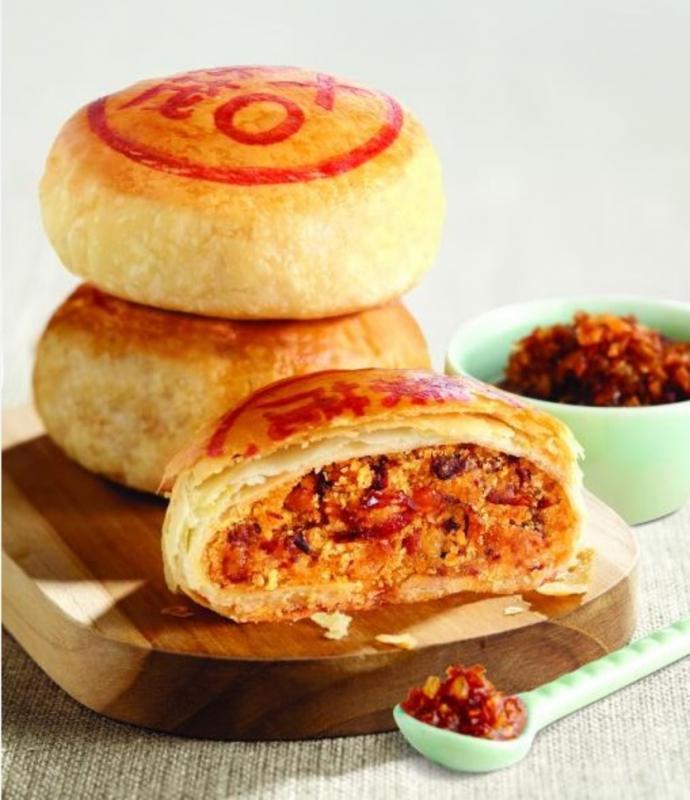 潮州私房特制XO月饼。（泰茂栈）