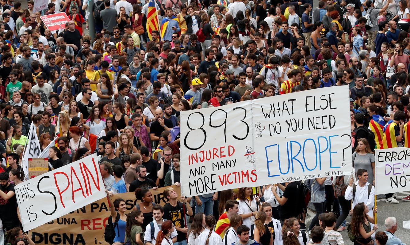 catalonia, catalan, spain, protests