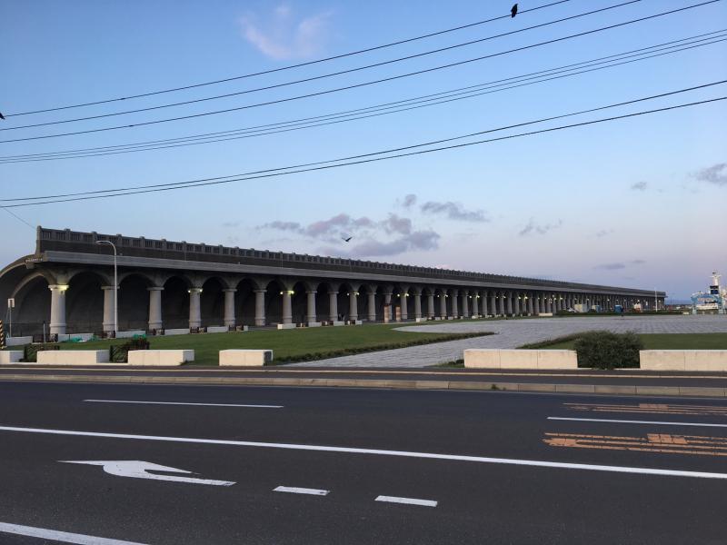 稚内:仿古罗马建筑风格的北防波堤,北海道遗产之一。