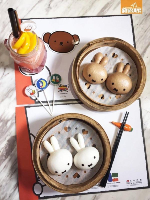 米菲兔到了香港都做成点心。