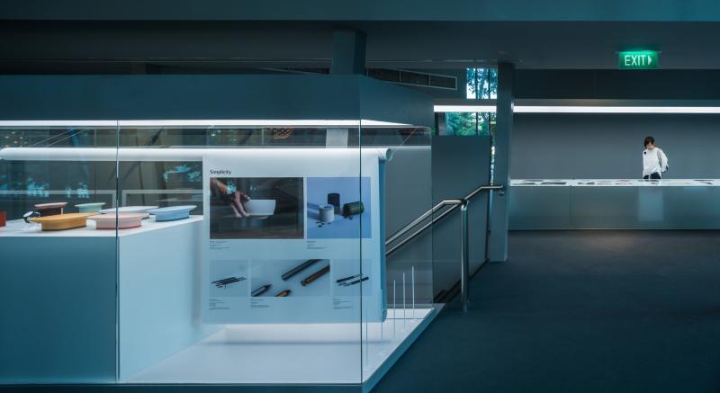 博物馆二楼展示340件2017年红点概念设计得奖作品。