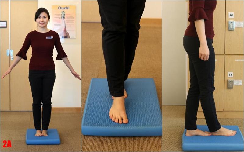 脚板贴脚板站立