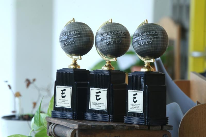 刘敬贤是首位获得Eisner奖的新加坡人。（档案照）