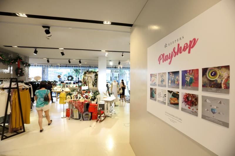 位于国家设计中心一楼大厅的Keepers，集合本地时尚品牌及设计师作品。