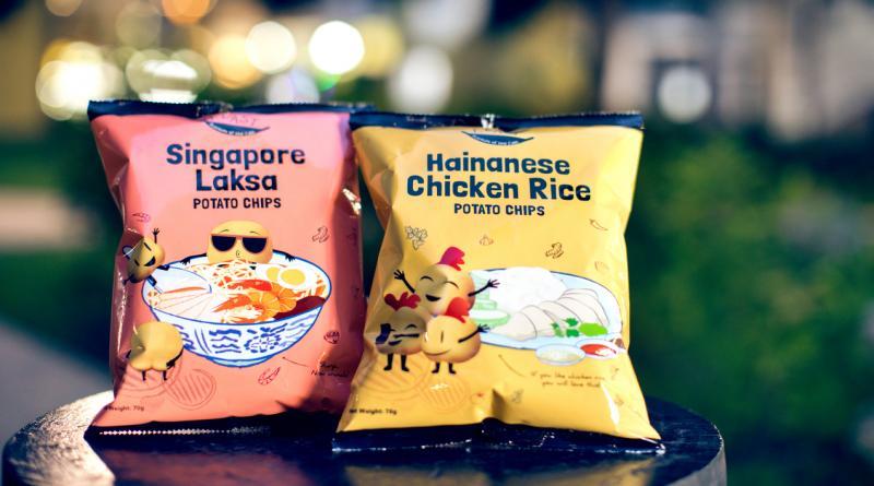 F.EAST的新加坡叻沙和海南鸡饭口味薯片卖到断货。