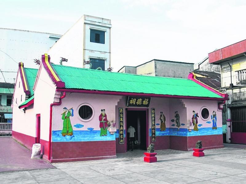 建于清朝同治七年的福德祠。