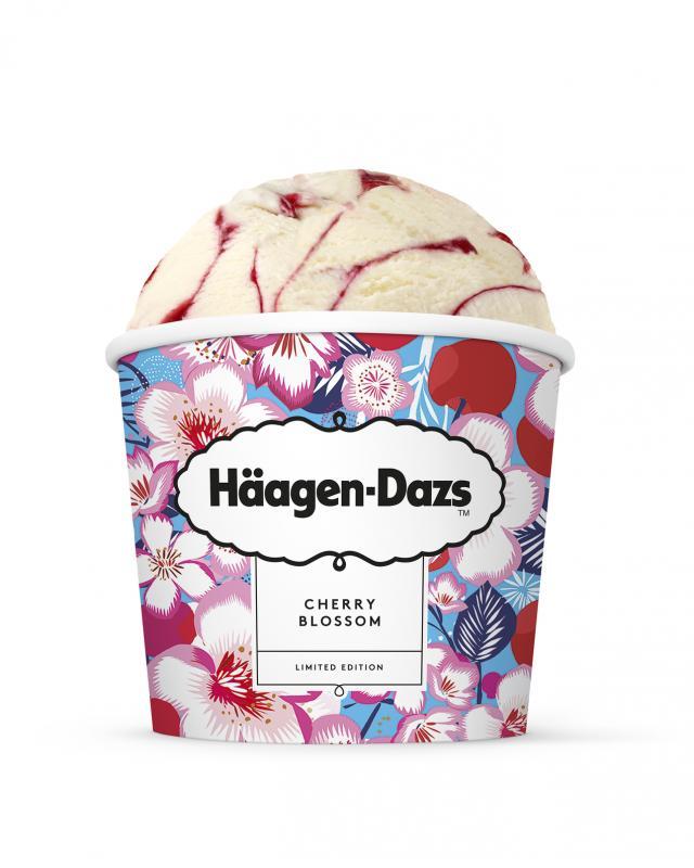 甜美的樱花雪糕。（餐馆提供）