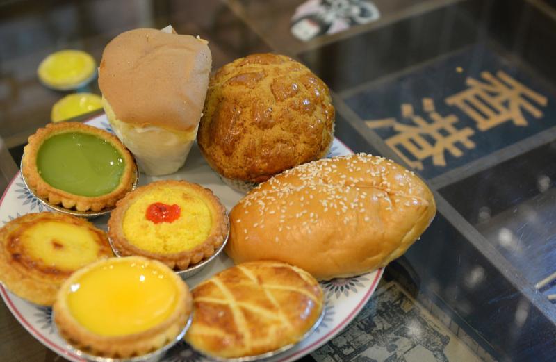 泰昌饼家主打港式烘焙糕点。