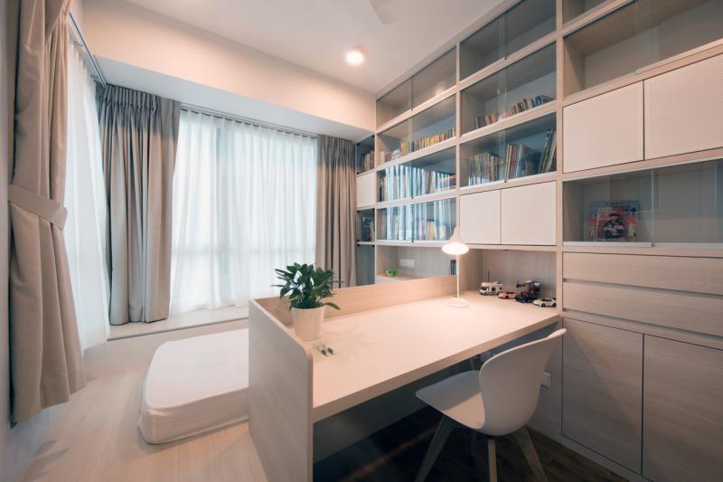 儿童房一室三用。