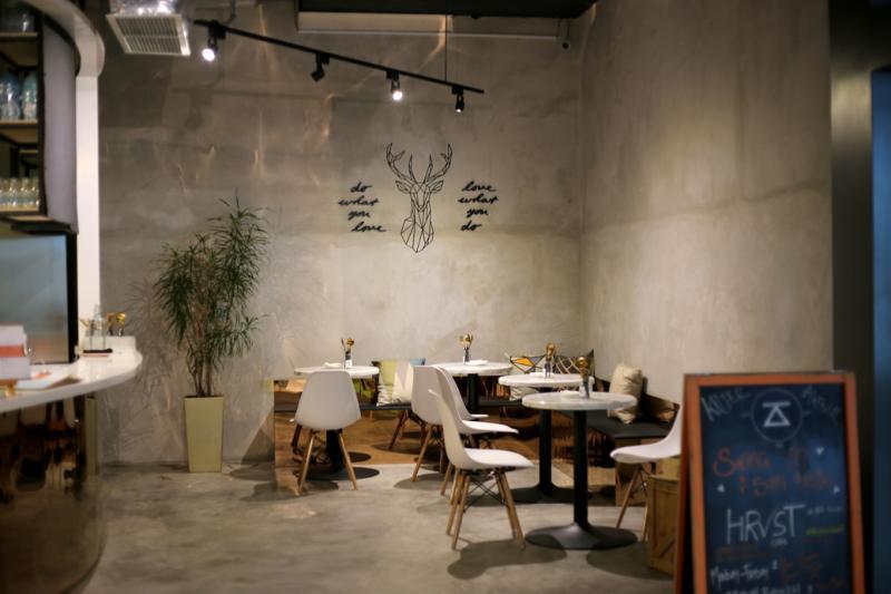 HRVST餐馆走简约设计。(受访者提供)