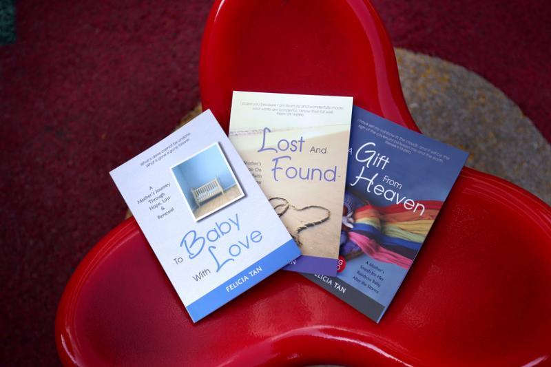 陈芳凌的三本书,记录了她三次怀孕的心路历程。