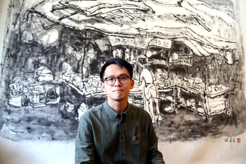 策展人、研究员陈咏峻认为,林子平与其他书画家最大不同在于其独立的艺术思想,很少受其他画会影响。