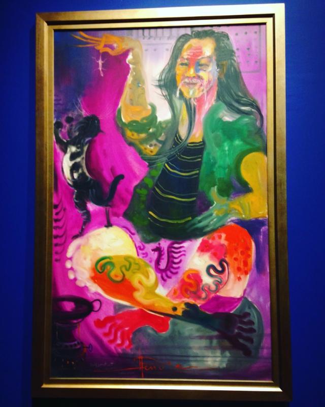 古纳万的《12年沒洗澡》(1977)暗喻含冤12年,不失幽默。(黄向京摄)