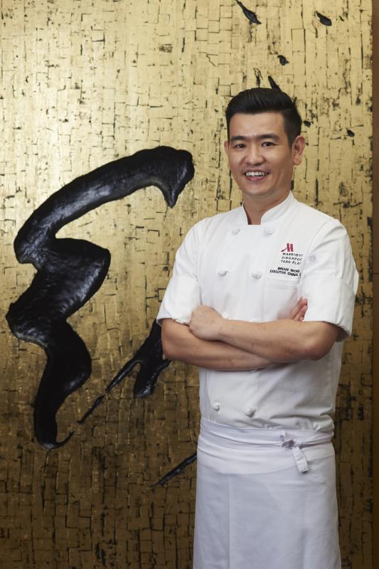 新加坡万豪董厦酒店中餐馆万豪轩主厨黄旭严。
