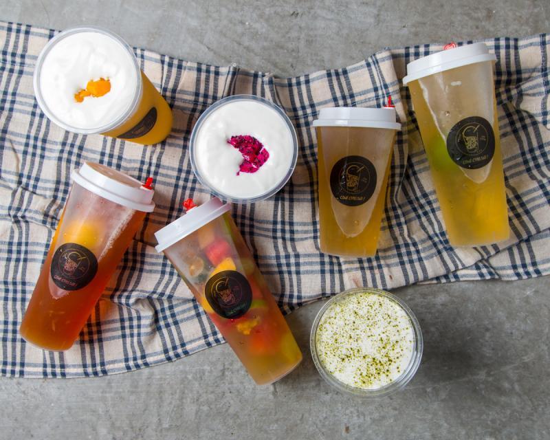 JiakZua的各款饮料。