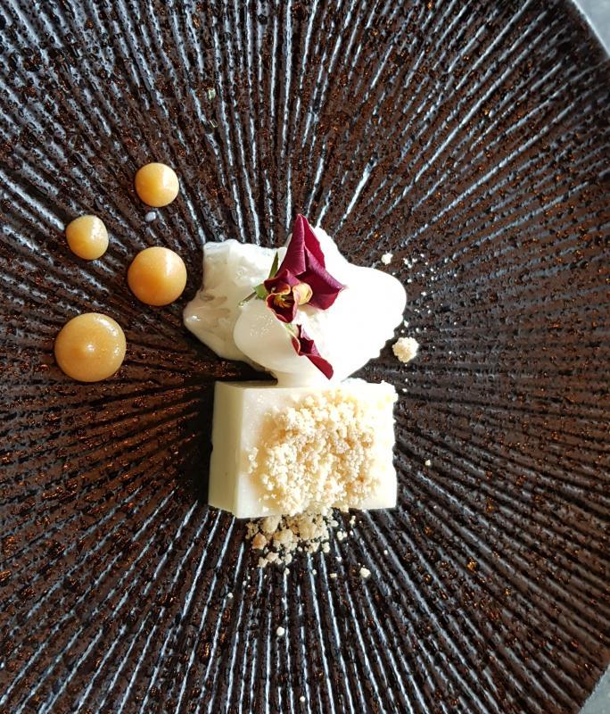 泰式甜品榴梿奶冻,嘴里飘香。(黄亿敏摄)