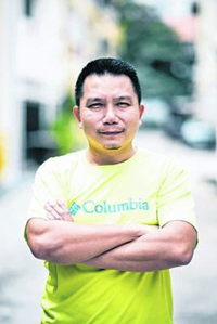 任成志，Jack Yam（45岁，攀岩教练）