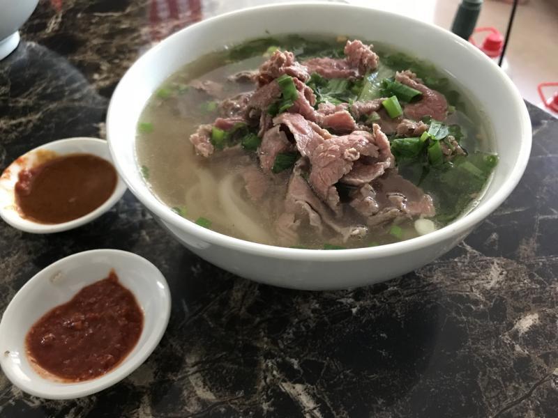 经典潮州牛肉粿条汤。