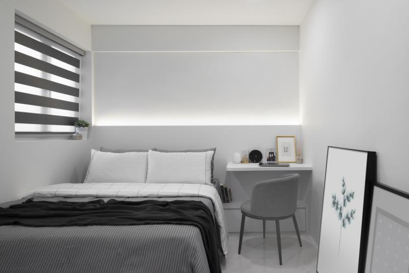 主人房色调清新光洁。