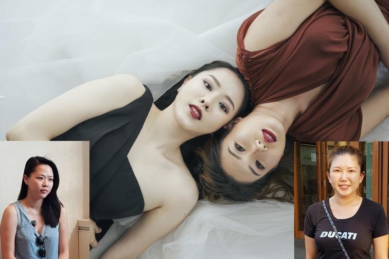 整容像是给自己“设计”一张新面孔，看苏菲亚（左小图）和梁美婷（右上小图）的前后对比。（大图由Eunogo提供）