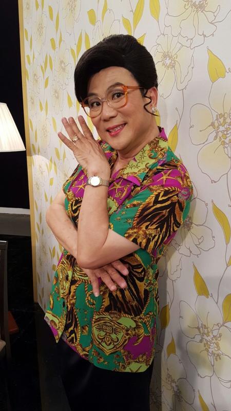 梁志强塑造的“梁细妹”苦口婆心的个性，灵感来自梁妈妈。（档案照）