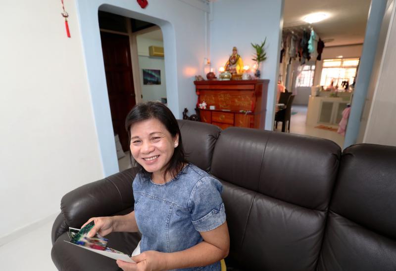 方惠琼:没有血缘关系,一样是一家人。(陈来福摄)