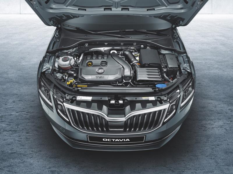 Octavia采用1升TSI涡轮增压汽油引擎。