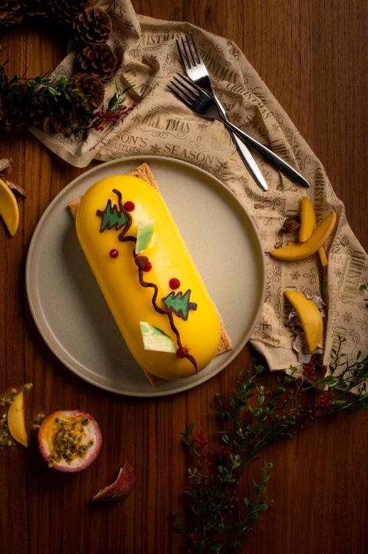 House of Mu结合浆绿与芒果的浆绿树桐蛋糕。(餐馆提供)