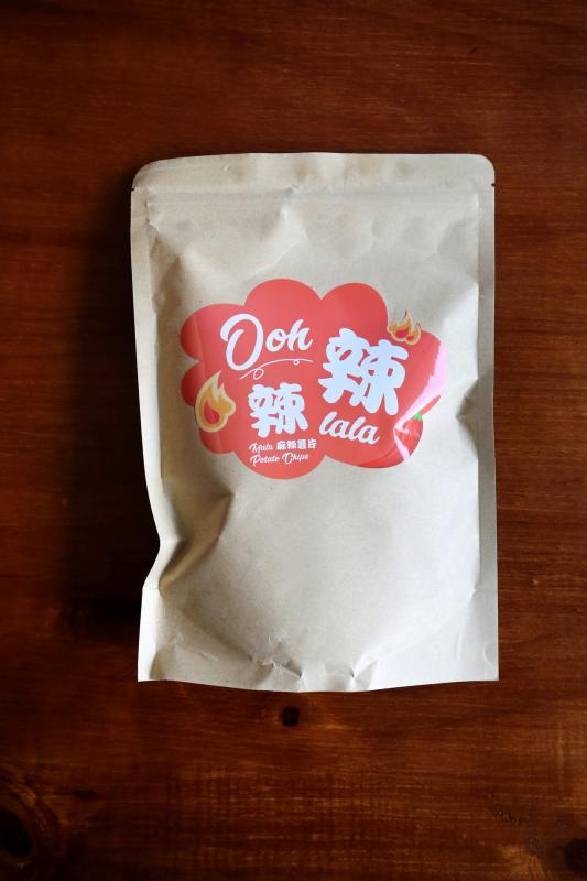 本地零食品牌Ooh主打麻辣口味的马铃薯片。（档案照）