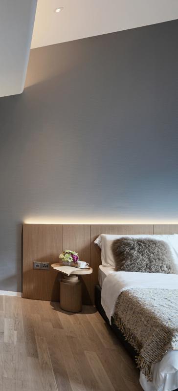 小卧房家具玲珑,日式情调更浓郁。