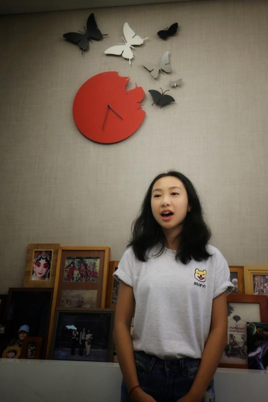 陈纬恬把表演潮剧视为己任,无论是否当成职业,都想继续唱下去。