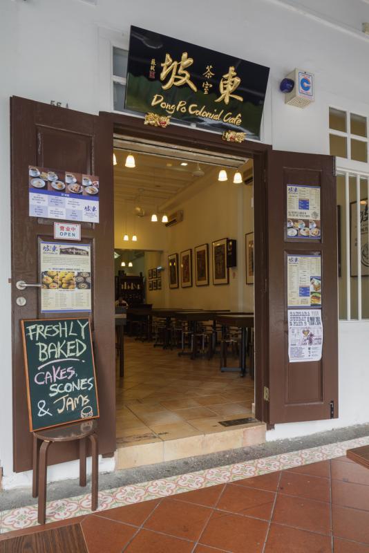 富有怀旧风情的东坡茶室。(龙国雄摄)