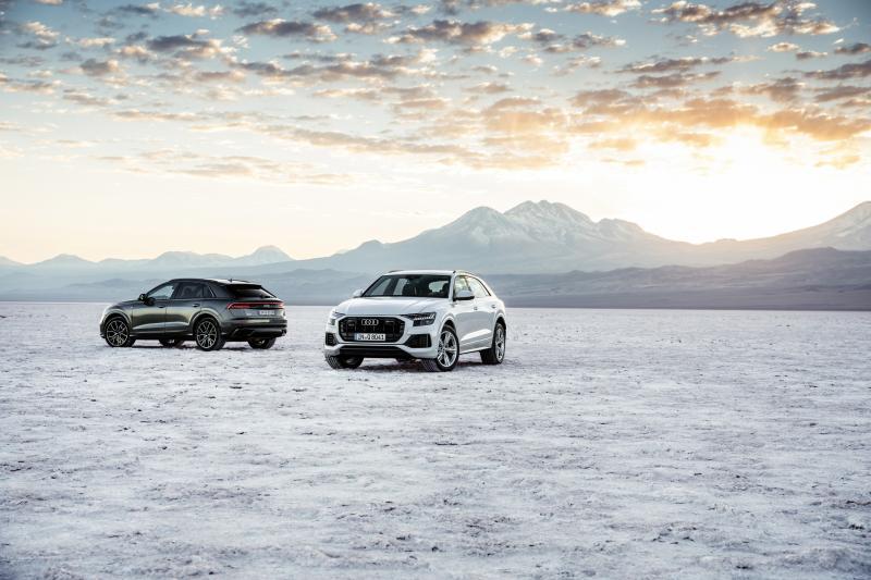 Q8在外观上，有着完整的奥迪新一代Q家族风格。