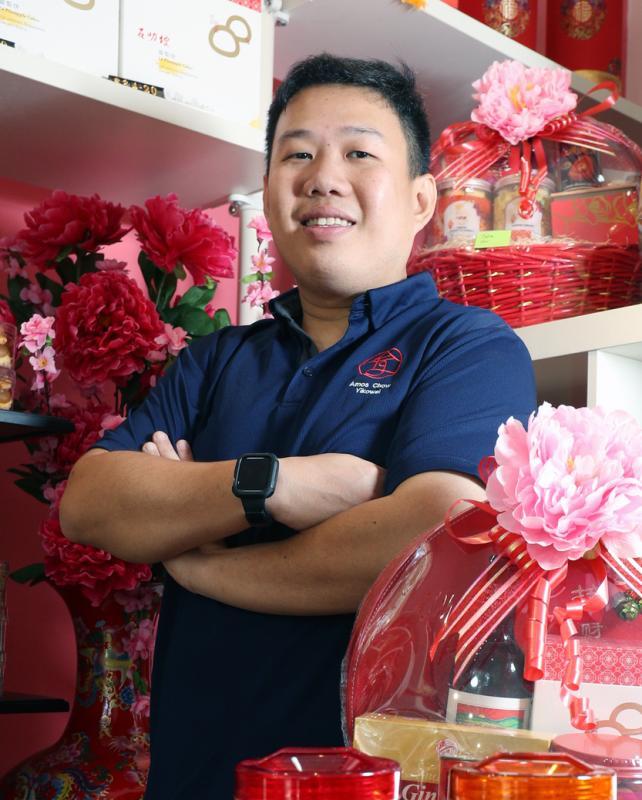 “一口味”董事经理周理杭。 (林泽锐摄)