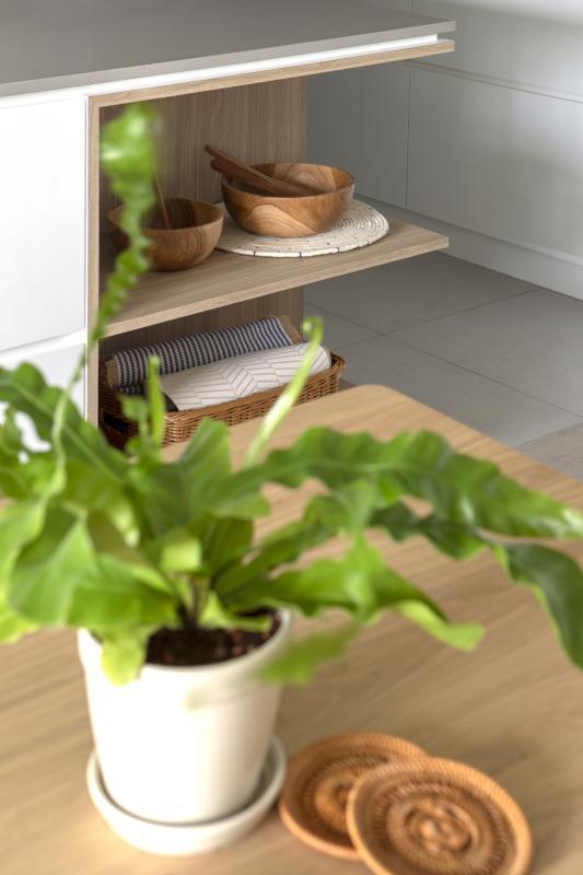 绿植的点缀,使得家居清新灵动。