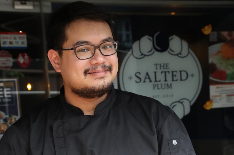 The Salted Plum执行主厨Dannel Krishnan。(饶进礼摄)