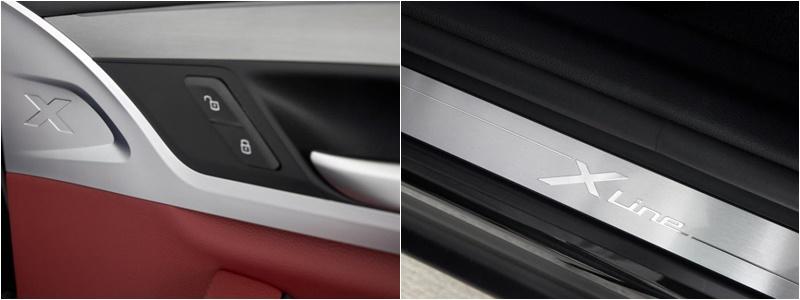 车门内侧和门槛同样有X标志。