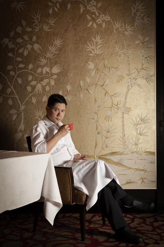 新加坡香格里拉酒店中餐馆香宫主厨莫杰强。