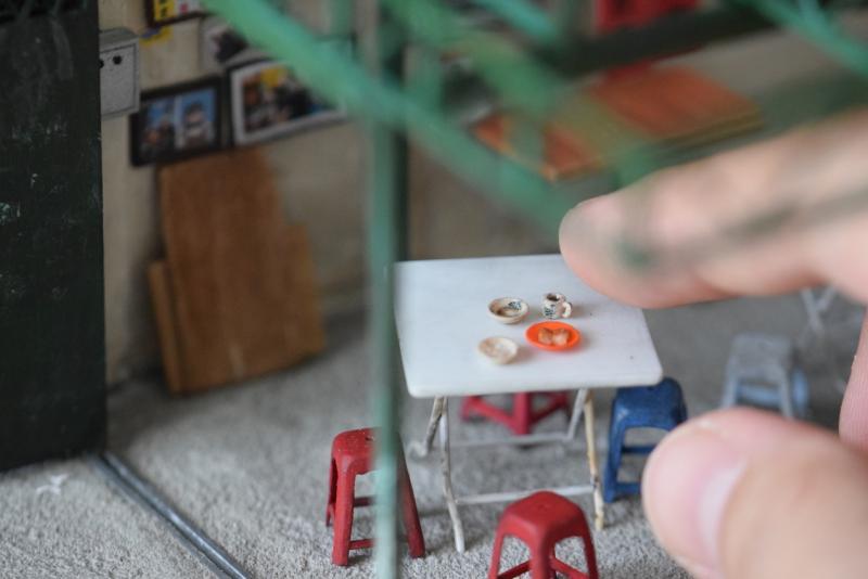 林佩雯留住了已经结业的何九茶室的景物。