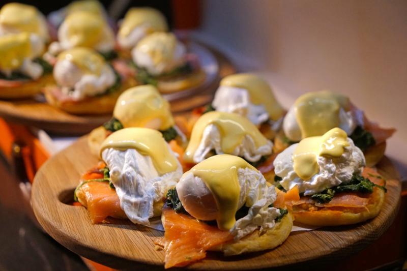 樟宜机场皇冠假日酒店的班尼迪克蛋。