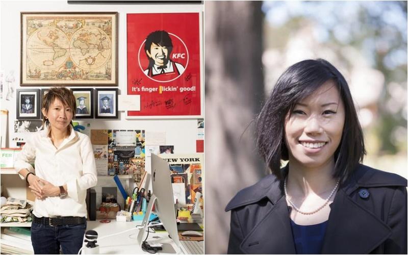 钟瑞玲(左)与蔡汶霓对本届参赛作品数量大增与参赛者水平感到鼓舞。