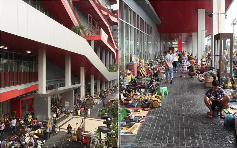 商场地面层整个就是旧货市场，每个角落都摆满了老东西，一种强烈磁场顿时令人失去了方向感。