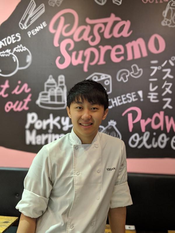 Pasta Supremo司厨长郑逸贤认为国人对创意意面的接受度高。(Pasta Supremo)