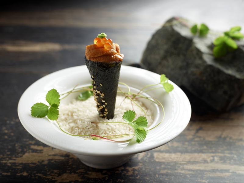 海胆芙蓉紫菜手卷