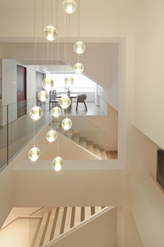 楼层间光照畅通无阻。