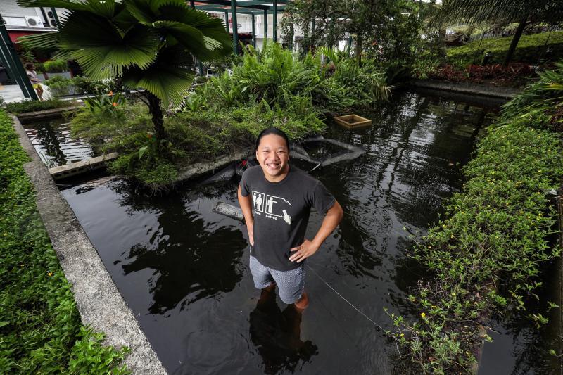 “OnHand Agrarian”养殖农场位于登布西山一家餐馆外。（何家俊摄）