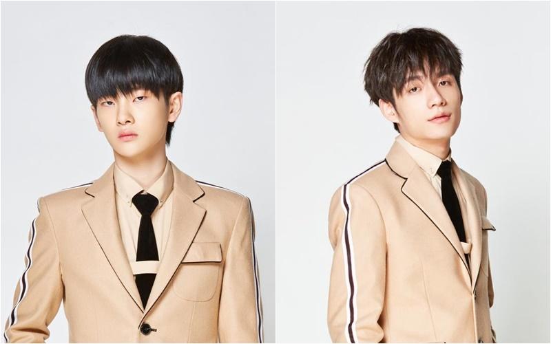 《创造营2019》学员周震南(左)和张颜齐(右)认为,优秀的艺人绝不会是昙花一现。(新电信电视)